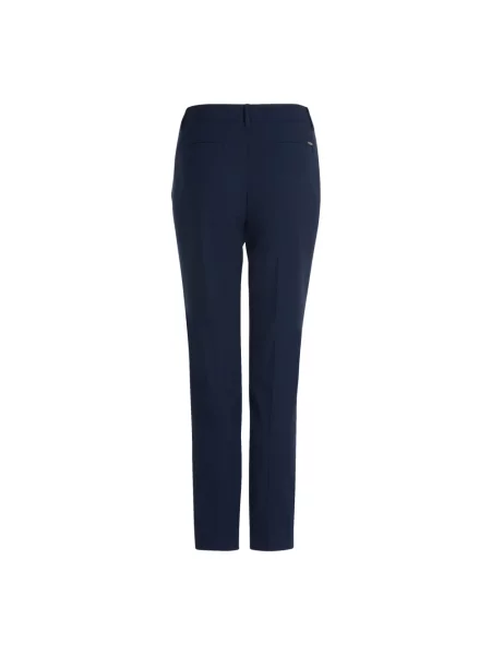 Betty&Co Spodnie Garniturowe Z blau granatowe