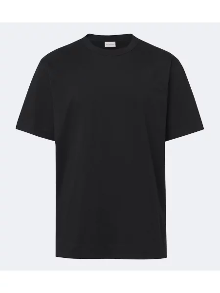 Tricou Dries Van Noten din jerseu negru