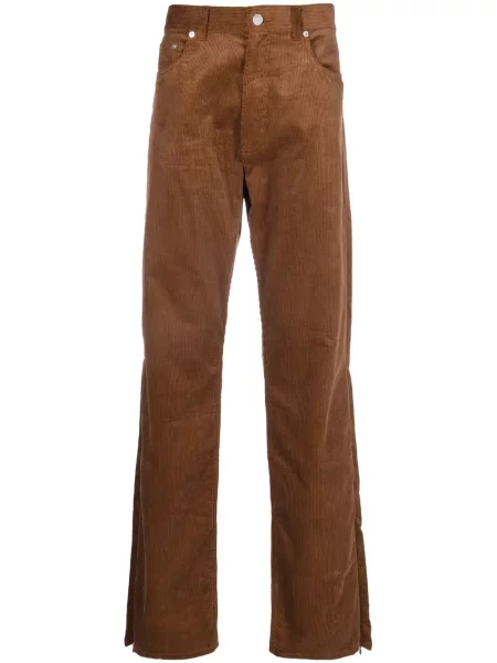 Pantaloni Vtmnts de catifea cord maro