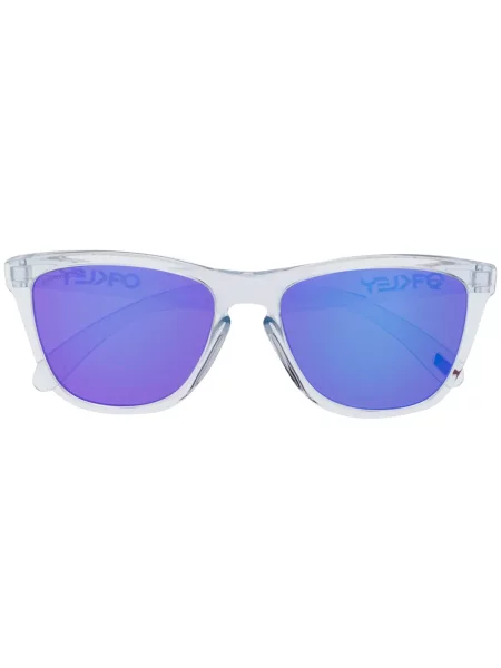 Ochelari de soare Oakley transparente alb