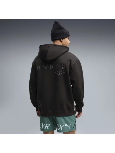 MÄ™ska gruba bluza z kapturem PUMA Ã— HYROX OdzieÅ¼ S czarny