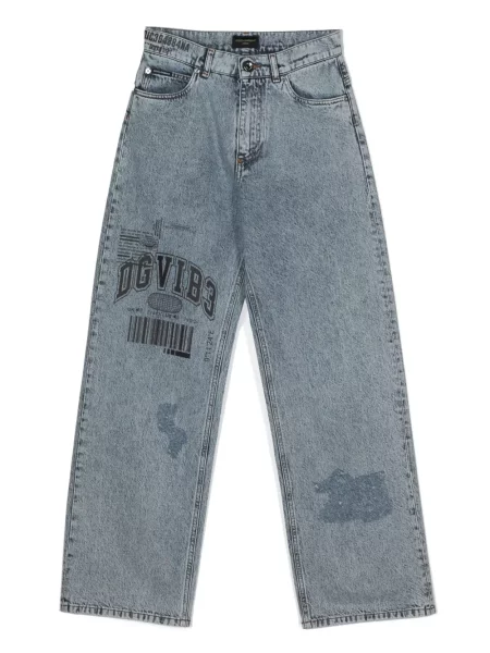 Jeansy dziecięce Dolce & Gabbana Dgvib3 niebieskie