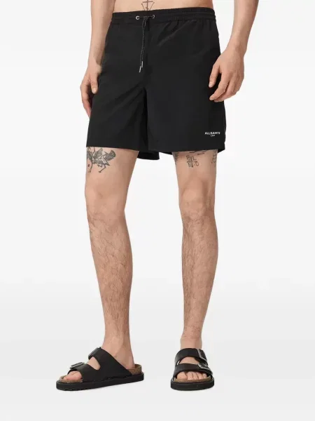 Slip de baie Allsaints negru