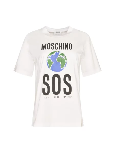 Koszulka Moschino biała