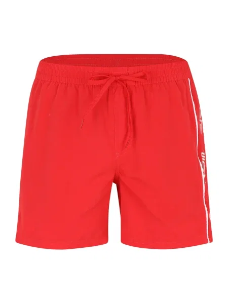 Pánske plavecké šortky Quiksilver Everyday Vert Volley high risk red červená