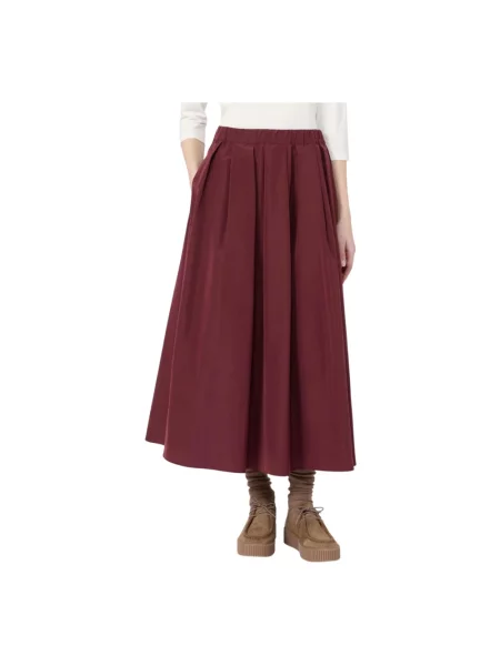Spódnica midi Weekend Max Mara brązowa