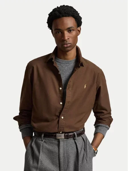 Polo Ralph Lauren Koszula ciemny brązowy