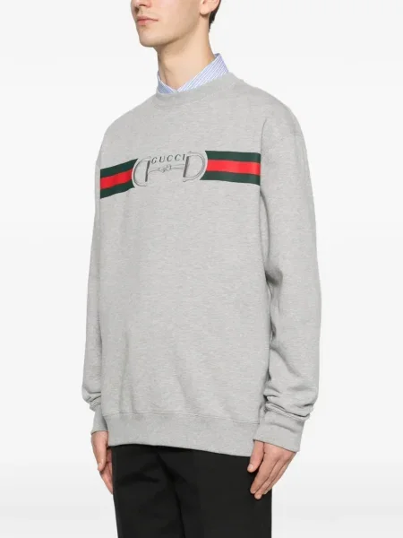 Hanorac Gucci cu dungi gri