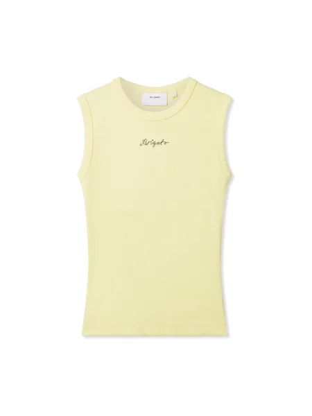 Top Axel Arigato prążkowany żółty