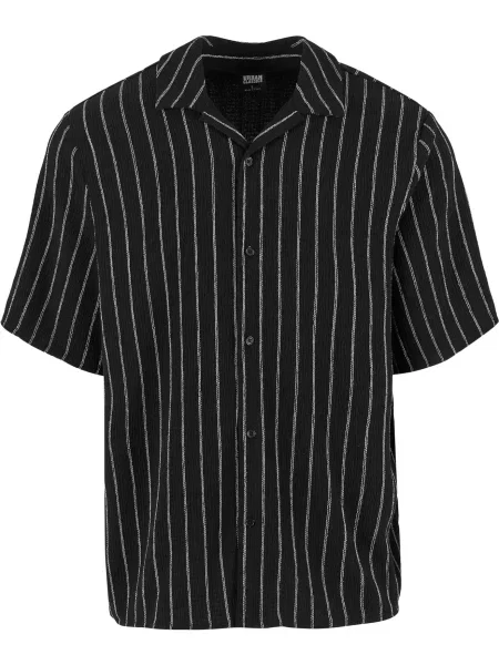 Urban Classics Tricou negru / murdar alb