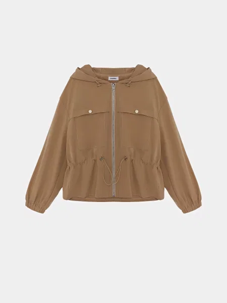 Демісезонна куртка Braska нейлон/спандекс бежевий