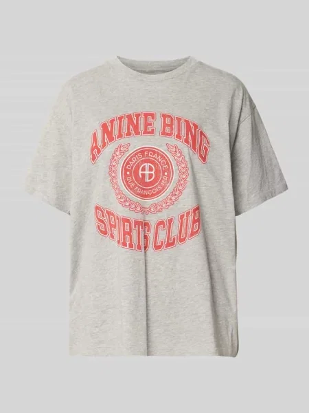 T-shirt o kroju relaxed fit z czystej bawełny Anine Bing