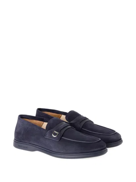 Pantofi loafer Ferragamo din piele albastru