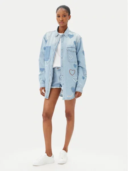 Jeans kratke hlače One Teaspoon modra