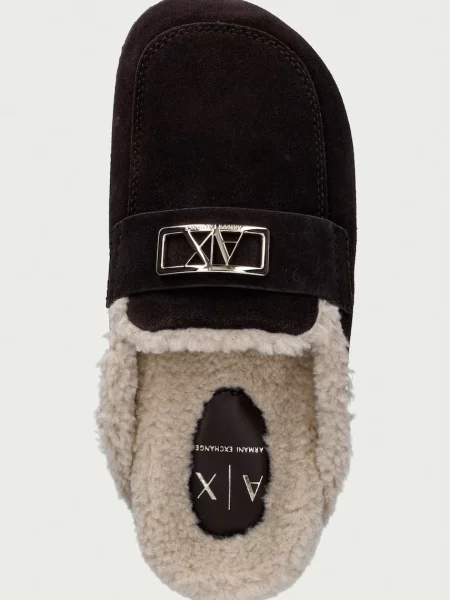 Замшеві капці Armani Exchange