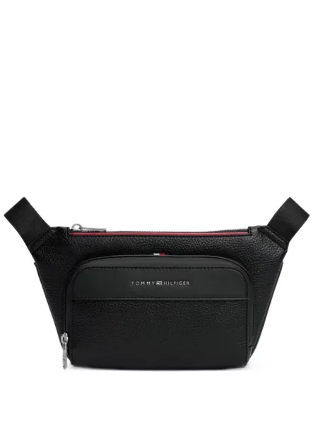 Geantă crossbody Tommy Hilfiger cu autograf negru