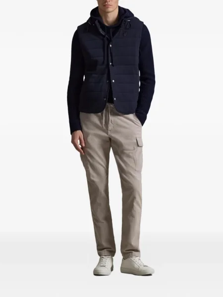 Ριγέ δερμάτινος κάλτσες Polo Ralph Lauren με κορδόνι μαύρο