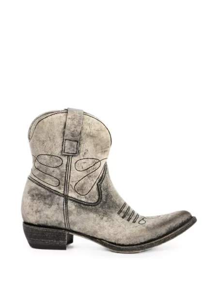 Botine Shoto din piele gri