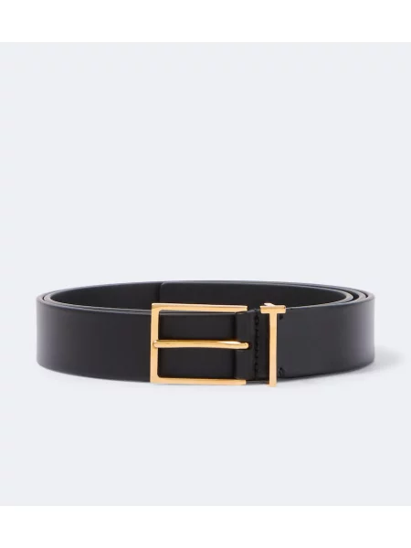 Cu centură curea Tom Ford din piele negru