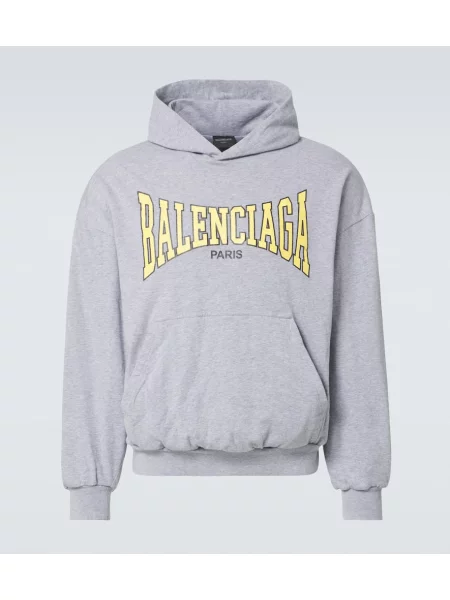 Jersey hoodie Balenciaga siva