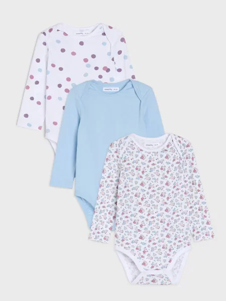 Sinsay body s potiskem 3 pack vícebarevná