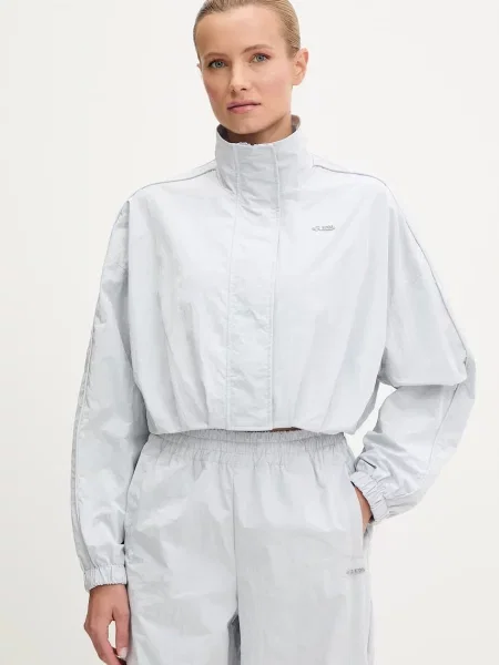 Guess kurtka NINA przejściowa oversize niebieski