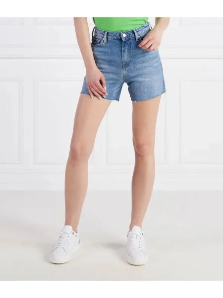 Tommy Hilfiger Rövidnadrág DNM STRAIGHT SHORT LYRA kék