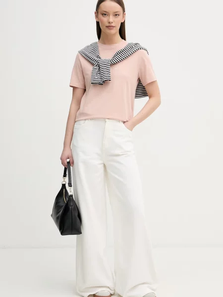 Calvin Klein Jeans tričko dámske ružová