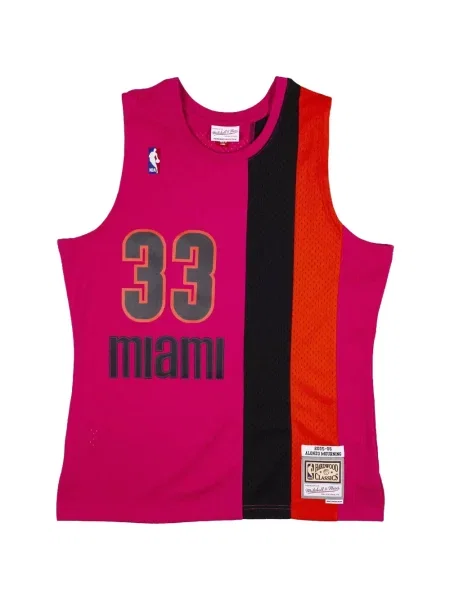 Cămașă Mitchell & Ness din jerseu roz