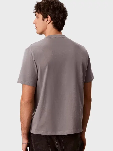 Футболка Calvin Klein Jeans з джерсі сіра