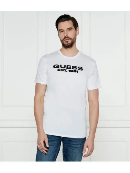 GUESS Tricou alb