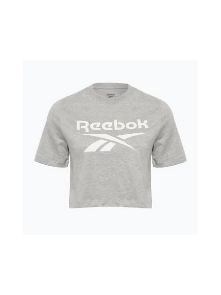 Укороченная футболка Reebok серая