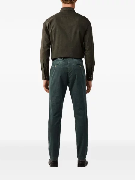 Pantaloni Hackett London de catifea cord verde