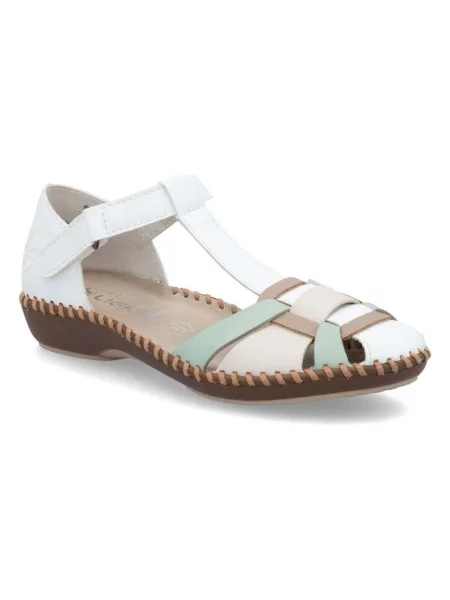 Pantofi Rieker alb