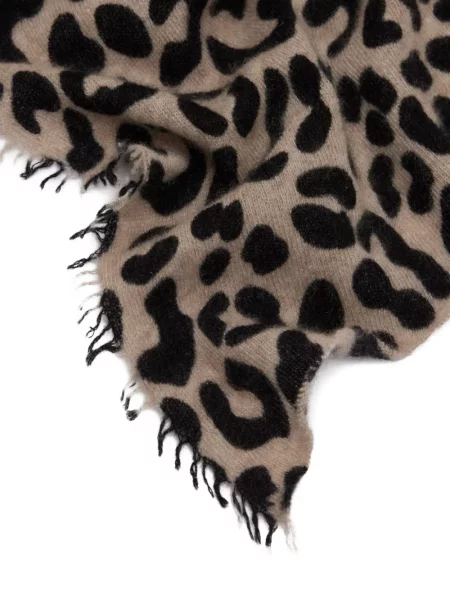Fular Faliero Sarti cu imagine cu model leopard