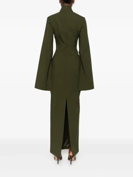 Rochie maxi Solace London de costum verde