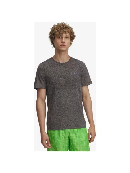 Koszulka Under Armour Seamless Stride ciemny brąz S brązowa