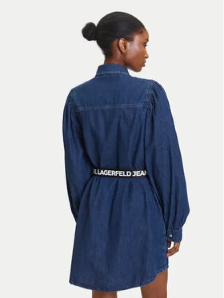 Karl Lagerfeld Jeans Jeans obleka modra