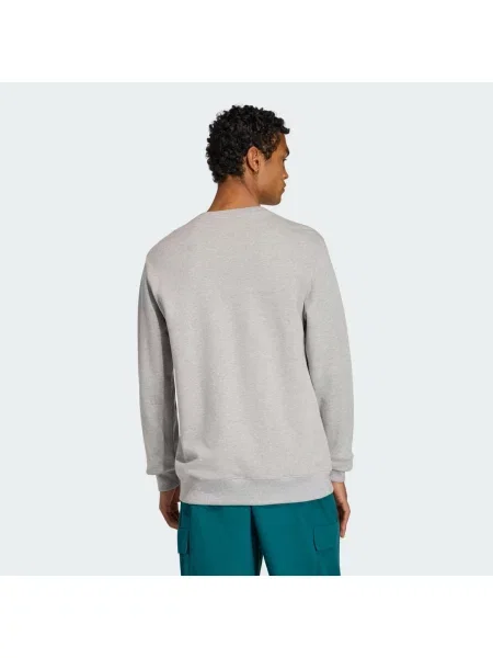 Bluza Trefoil Essentials Crew French Terry szara