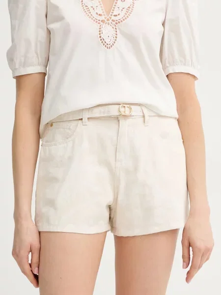 Twinset pantaloni scurți din bej