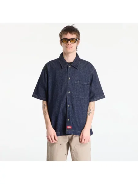Риза Dickies Denim Shirt Ss Rinsed S