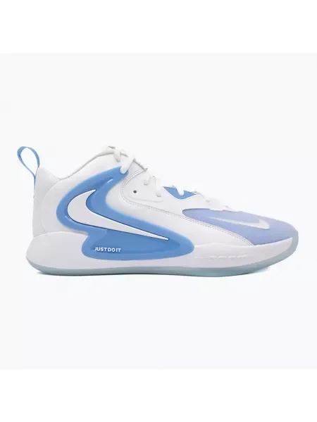 Nike React Hyperset 2 волейболни обувки бяло/бяло/виолетово синьо бяло