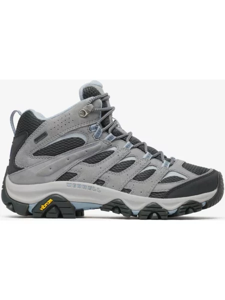 Buty trekkingowe Merrell Moab 3 Mid GORE-TEX szary jasny niebieski 36 czarny