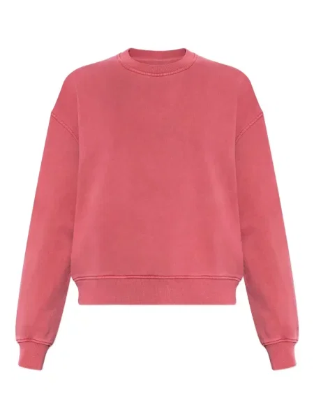 Pulover Samsøe Samsøe cu decolteu rotund roșu