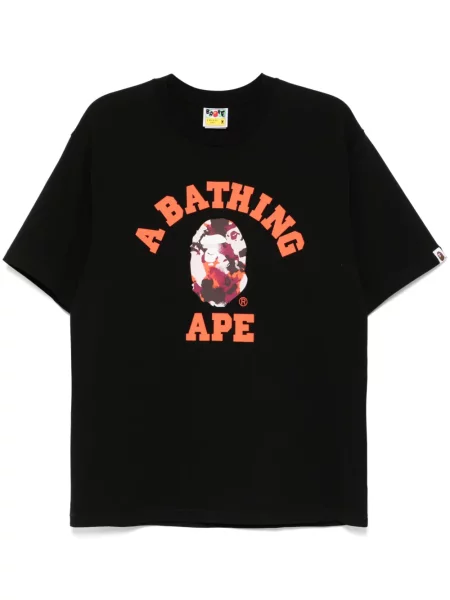 Tricou A Bathing Ape® cu imagine negru