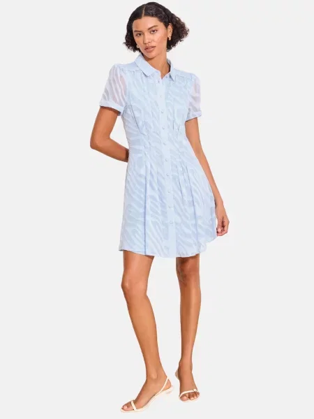 Lipsy Rochie tip bluză deschis albastru