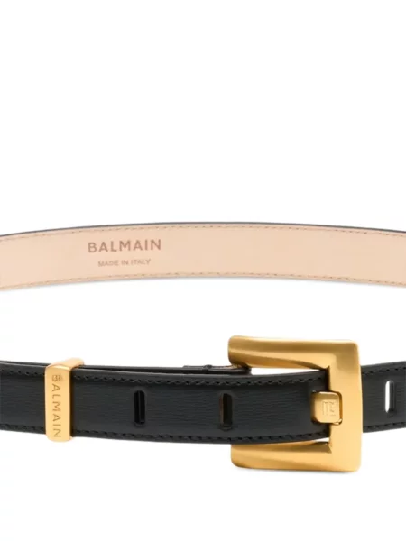Cu centură curea Balmain negru