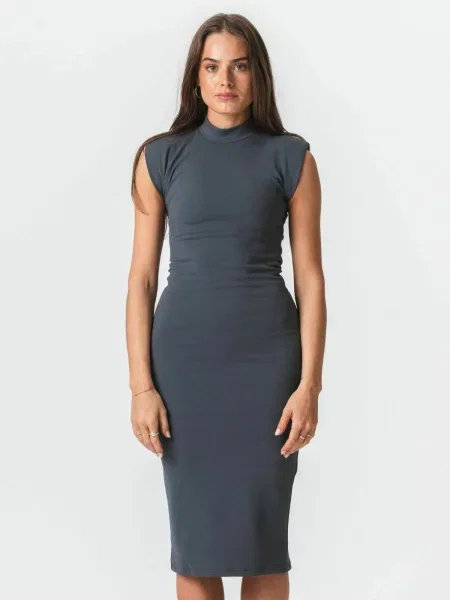 TEESHOPPEN Rochie Isabella gri