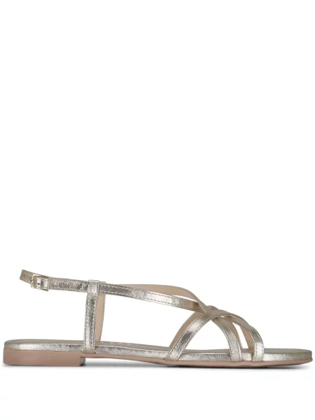 Sandale Agl din piele slingback auriu