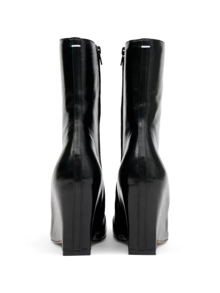 Боти до глезена Maison Margiela с клин ток черно